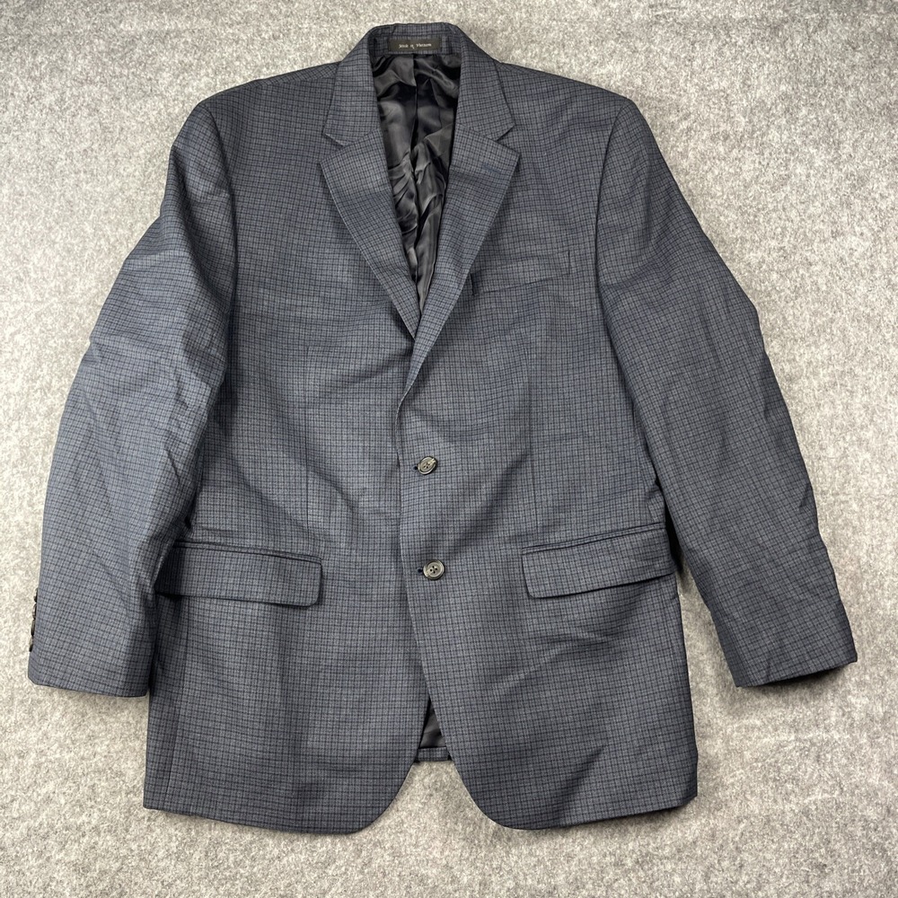 Lauren Ralph Lauren Plaid Sportcoat Blazer Mens 42R Blue Classic Fit